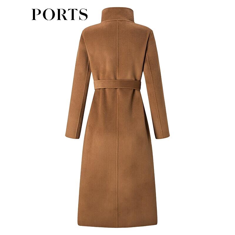 PORTS Women's Double-Breasted Wool Cashmere Coat
