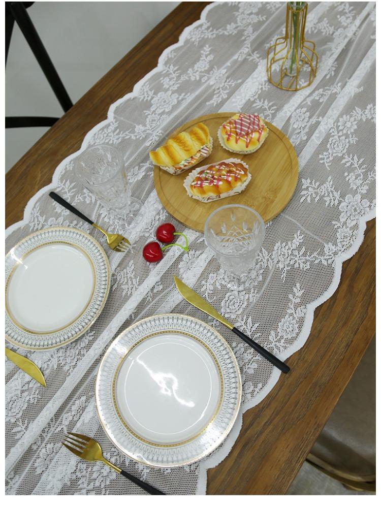Vintage Lace Table Runner for Special Occasions – Universal Fit Bohemian Style Floral Lace Table Cover