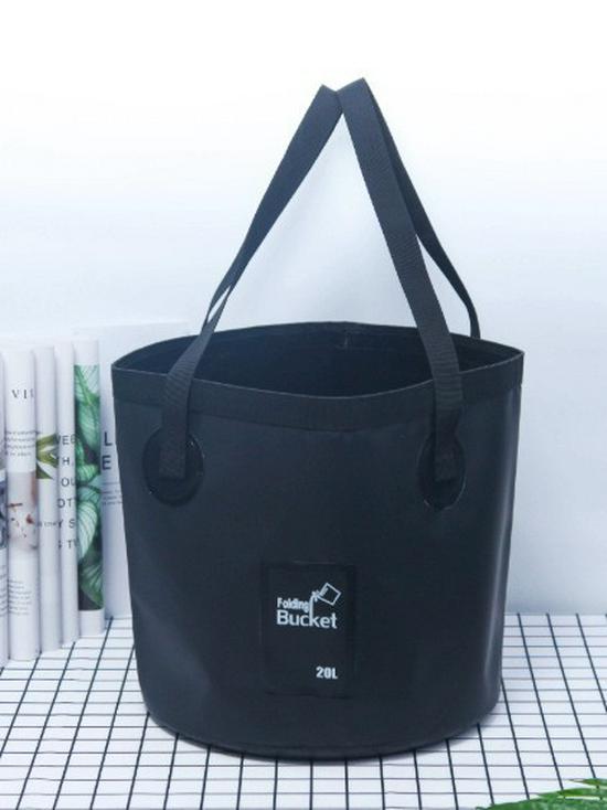 Foldable PVC Water Bucket: Portable Outdoor Camping & Fishing Bin for Multi-purpose Use