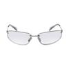 MIU MIU Occhiali da sole rettangolari in metallo con logo Occhiali da sole unisex Argento SMUA50_M1BC_F08H1_C_068