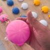 Glitter Dumplings Squeeze Blow Bubbles Soft Stress Relief Sensory Ball Fidget Slow Resilience Steamed Bun Squeeze Pinch Le