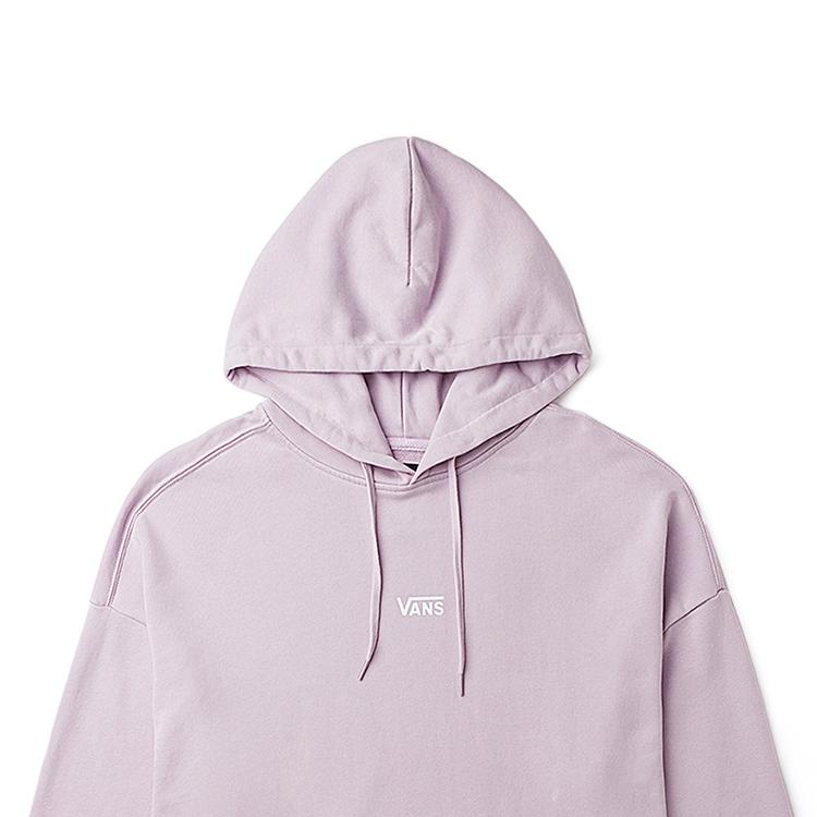 Vans Logo Lockerer Kapuzenpullover Unisex Oberteile Lavendel-Lila VN000BYNC7S