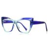 Big Frame Cat Eye Nearsighted Eyeglasses For Women TR90 Oversized Short-sight Prescription Spectacles Female 0 -0.5 -0.75 To -6.0