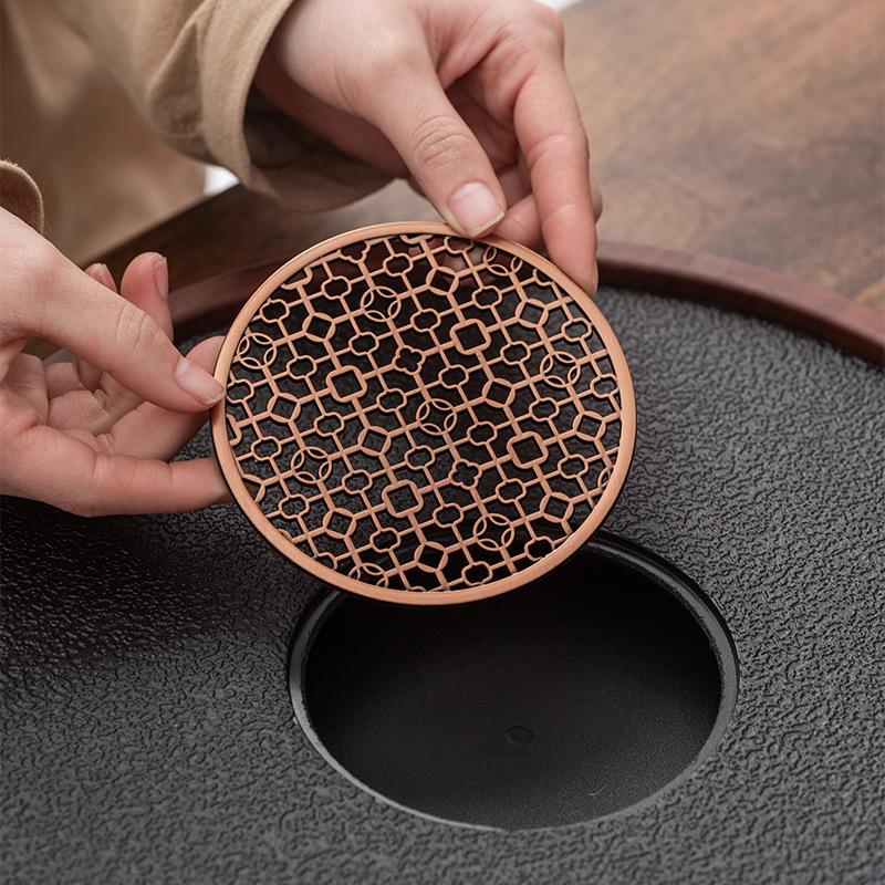 Hochwertiges Imitat Wujinshi Teebrett Haushalts-Teebrett Trocken-Teebrett Teetisch Melamin Chinesisch einfach Wasseraufbewahrungs- und Ablagebrett