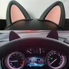 2PCS Motorcycle Helmet Decoration Lamp Decoration Cat Ear Motorcycle Helmet Cute Car Decoration Sticker Motorcycle