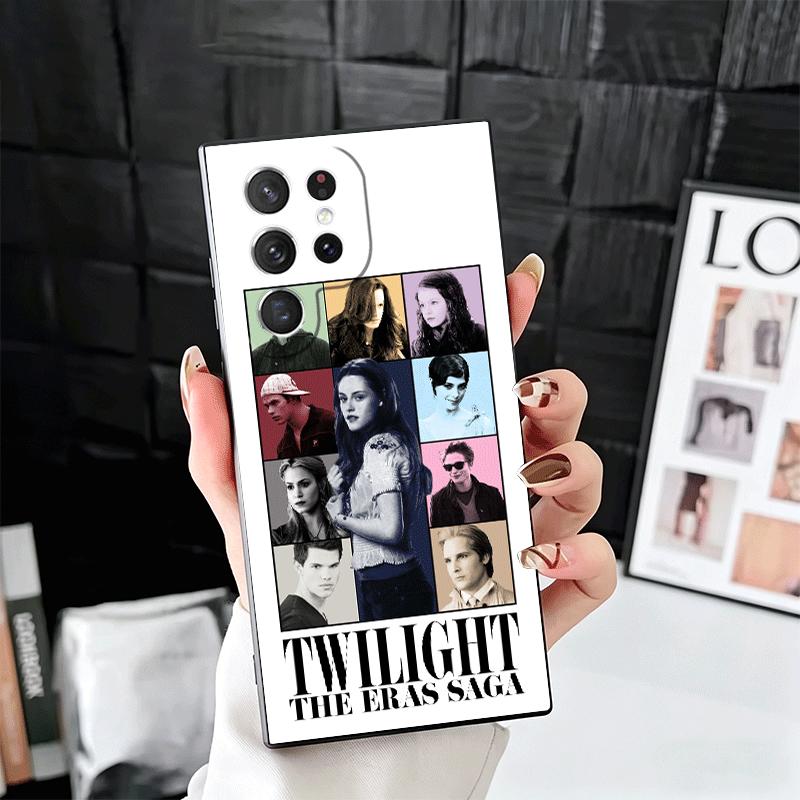 Twilight Saga Edward Soft Phone Case for Samsung Galaxy S26 S25 Edge S24 Ultra S23 Plus S22 S21 FE S20 Black Cover Back Shell