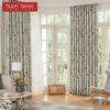 1PC Nuan Series 70-80% Blackout, Hand Painted Green Plant Printed Curtains, American Pastoral Style Curtains for Bedroom Living Room Home Decor
