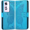Flip Case for Oppo Reno 11F 5G, Butterfly, Blue