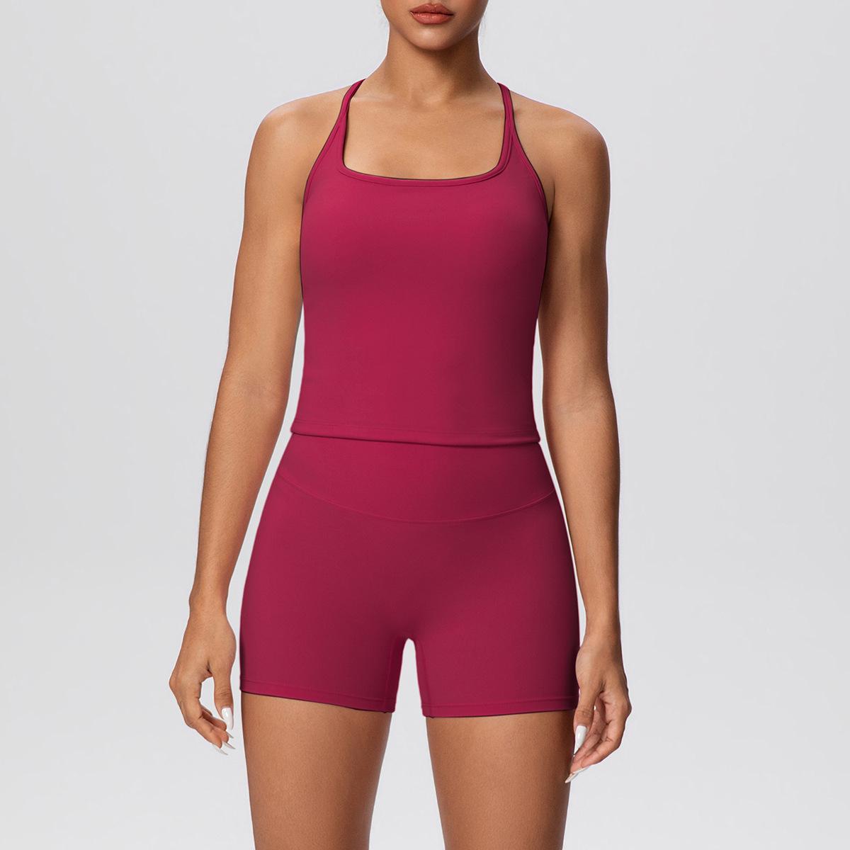 

Cloud-Like Quick-Dry High-Waisted Butt-Lift Yoga & Fitness Shorts Set Large