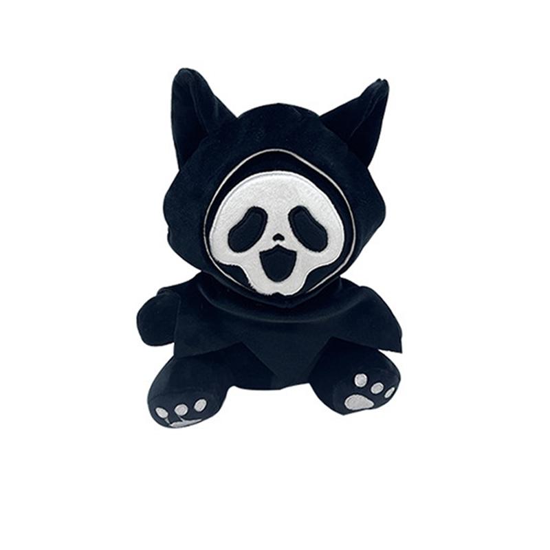 Ghostcat Qc Hell Plush Toy Black Reaper Stuffed Animal Doll