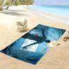 Lionel Messi Print Strandhåndklæde, Stort Blødt Hurtigtørrende Håndklæde til Strand Camping Svømning