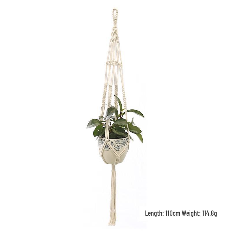 

Hand-Woven Macrame Plant Hanger