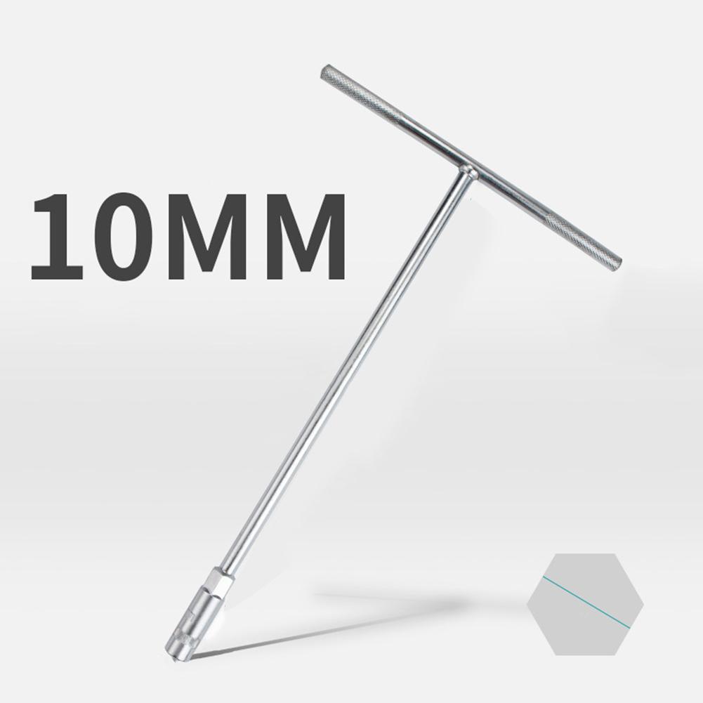 5pcs T Handle Socket Wrench Hexagon Spanner 8-14mm Socket Wrench Tool For Bike Motorcycle Manual T-shaped Socket Spanner