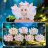 Nine-Tailed Fox Girl Fantasy Figurine: Ancient Wisdom Mystery Box Ornament