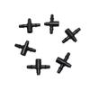50pcs 3 / 5mm Hose Shunt, Barbed Fitting 1/8-inch Tee Connector Garden Sprinkler System Accessories Gardening Tools