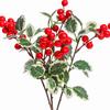 Christmas Simulation Red Fruit Branch Holly Fruit, Rich Fruit Daoxiang Red Fruit Auspicious Fruit Living Room Hotel Decoration