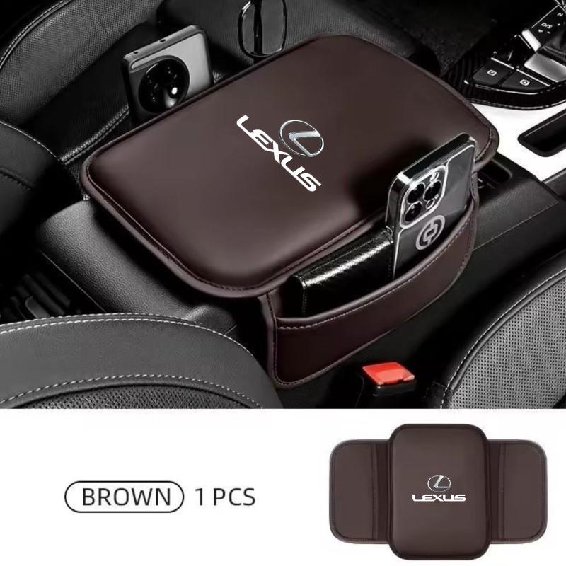 

For Lexus IS250 IS200 CT200h GS300 LS430 RX450h LX57 Car Armrest Cushion Cover Leather Seat Center Pad Accessories
