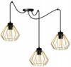 Golden Spider Ceiling Hanging Lamp, Wire Plafon