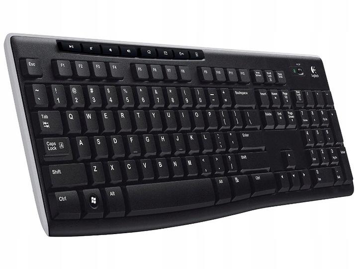 Zestaw bezprzewodowy klawiatura + mysz Logitech MK270 czarny
