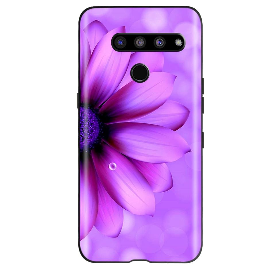 For LG V50 ThinQ 5G Case Fashion Pattern Soft Silicone TPU Phone Case For LG V50S ThinQ 5G V50 50S V500N V450 V510N Funda