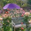 65cm Telescopic Plant Umbrellas Larger Garden Umbrella Shade Sturdy Garden Shade Umbrella  Potted