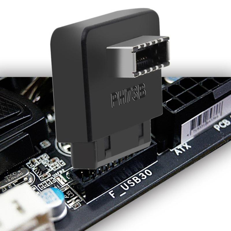 USB Front Panel Adapter TypeE to USB3.0 19/20PIN Adapter Internal Vertical Header Splitter for Type C Motherboards