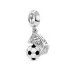 Copper Badminton Dumbbell Soccer I Love Sports Pendant Charms Bead Fit Original Pendant Bracelet Diy Women Jewelry