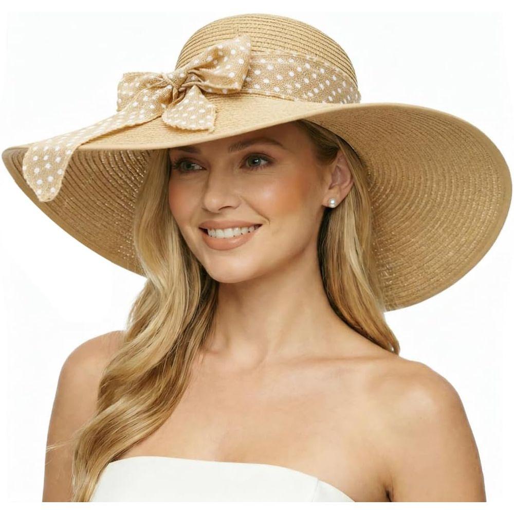 Zealous Sole Women's Wide Brim Summer Sun Hat For - Foldable, Upf 50+ Protection Cm