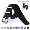 Nailono drobės laikrodžio dirželis 20mm 22mm for Omega 007 Karinis Sportinis Apyrankė Didelio Tankio Austa Juosta Vyrams Moterims Apyrankė for Seiko 5