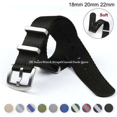 Λουράκι Ρολογιού από Νάιλον Καμβά 20mm 22mm για Omega 007 Στρατιωτικό Αθλητικό Βραχιόλι Υψηλής Πυκνότητας Πλεκτό Λουράκι Ανδρικό Γυναικείο Βραχιόλι για Seiko 5
