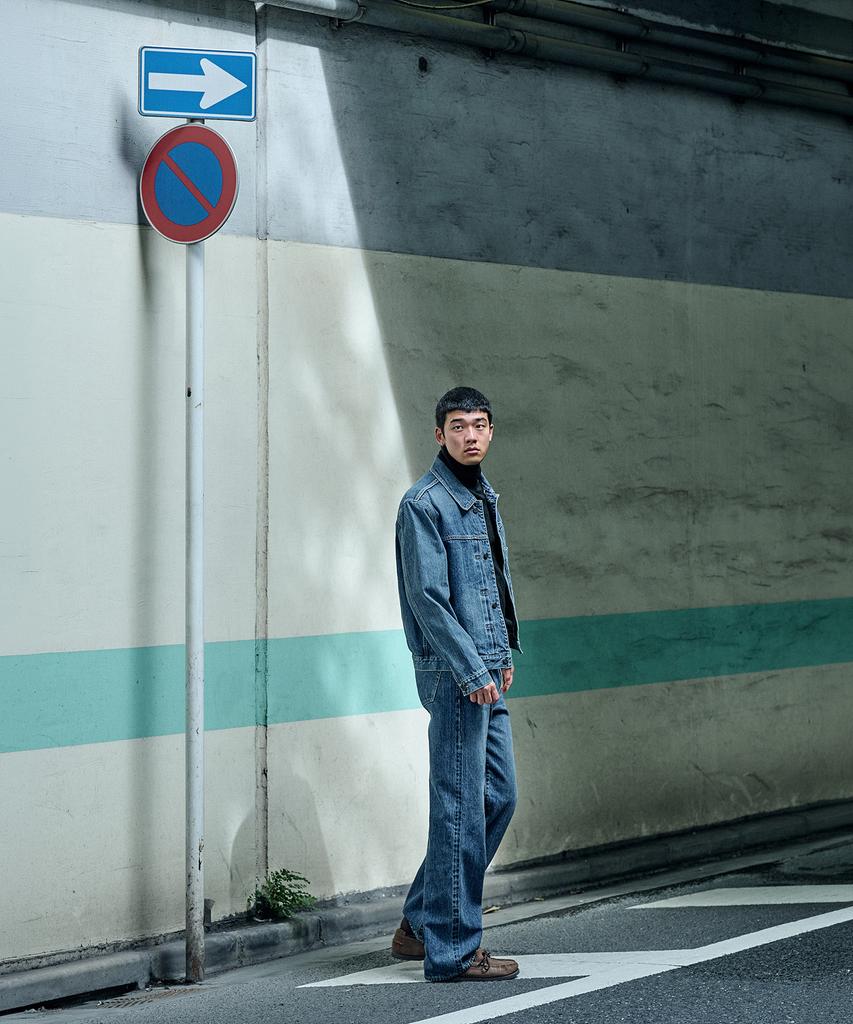 PLAC [Shiota Made] Type-1 Selvedge Jacket Blue