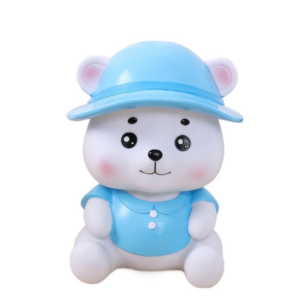 Cartoon Litter Bear Saving Jar Drop-resistant Desktop Bear Ornament Bear Piggy Bank  Birthday Toy