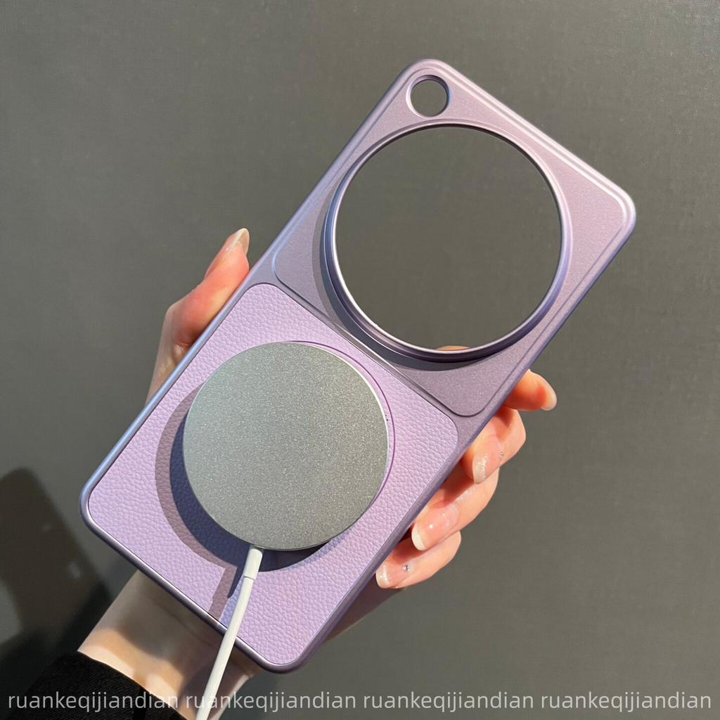 For OPPO Find X9 Ultra Case New Fashion PU Lychee Pattern For Magsafe Magnetic Anti Fall Protect Cover For Find X9 Ultra Shell
