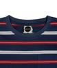 Gluck Gt141 Multi-Stripe Pocket T-Shirt (Navy)