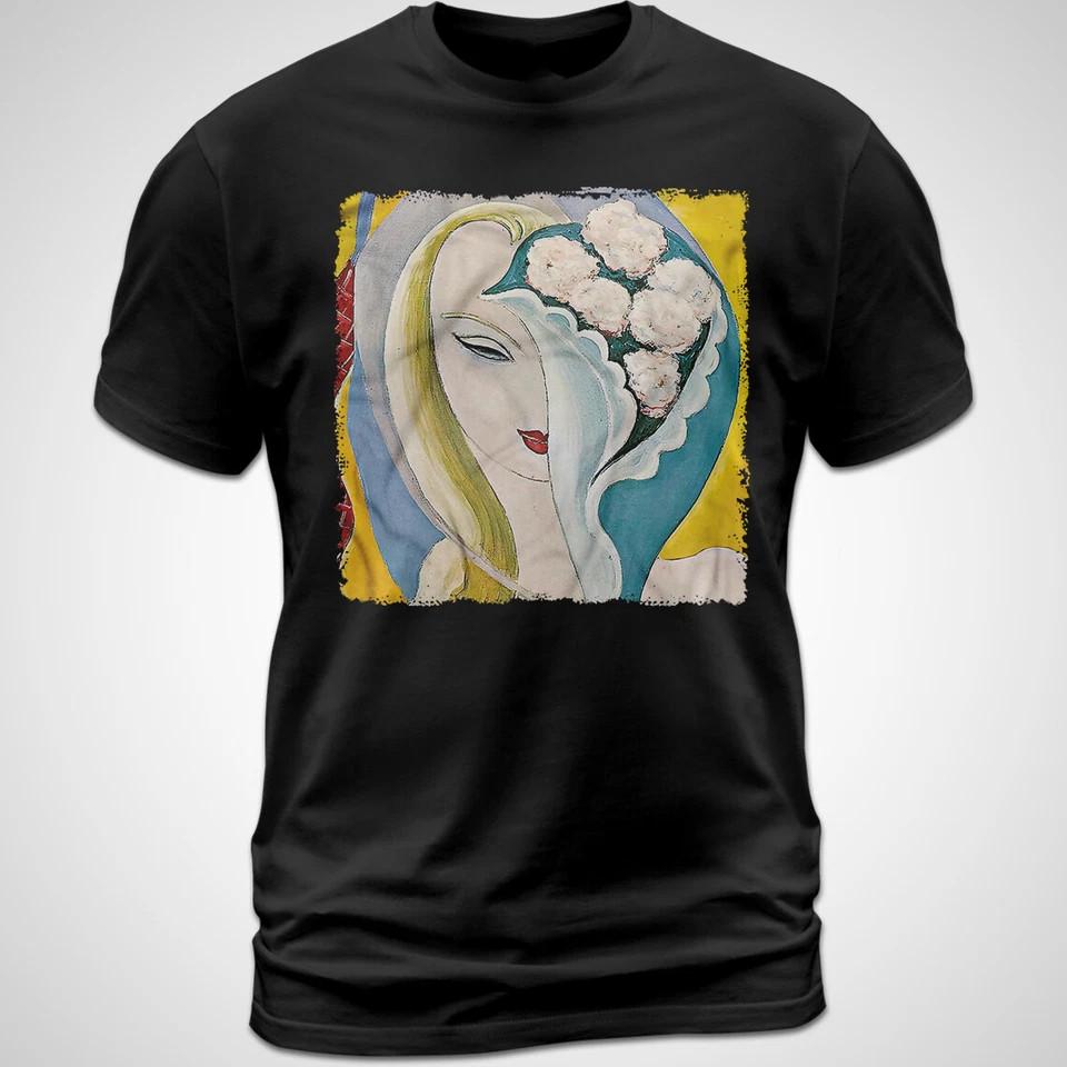 DEREK AND THE DOMINOS Bobby Whitlock Cotton Black S-5XL Shirt For Fans CM731 XXL