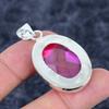 Pink Kunzite Gemstone Handmade 925 Sterling Silver Jewelry Pendant 1.81" M-3241