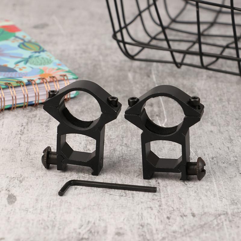 2Pcs Hunting Rifle Scope Mounts Ring For Dia 25.4Mm Tube Scopes 11Mm 20Mm Dovetail Picatinny Rail Tactical Flashlight Mount