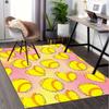 Office Carpet: Softball Heart Patterned Sofa Rug for Chair Protection