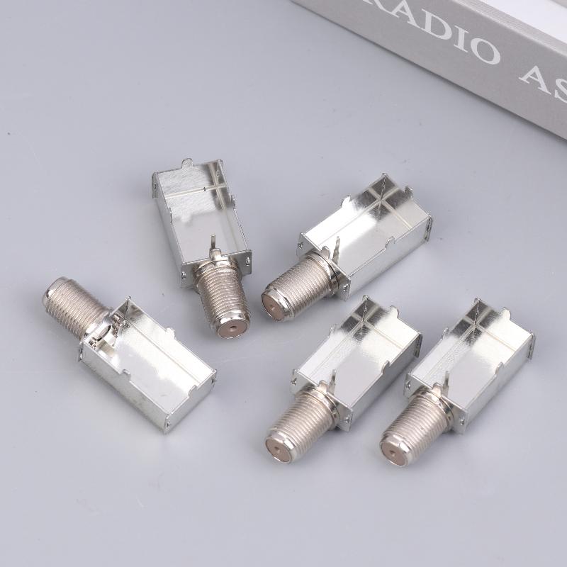 5/10Pcs M Shielding Box Coaxial Cable Connector If 2414F With Integrated Imperial Threaded Connector High-Speed Data Transfer