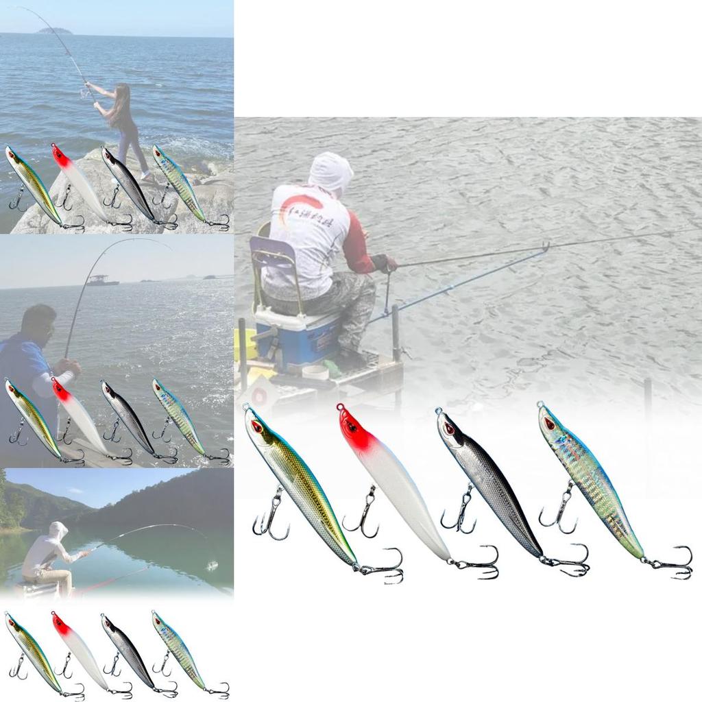 Isca Artificial Versátil Minnow Duro Isca Falsa Com Cores e Padrões Realistas Para Todas as Condições de Pesca