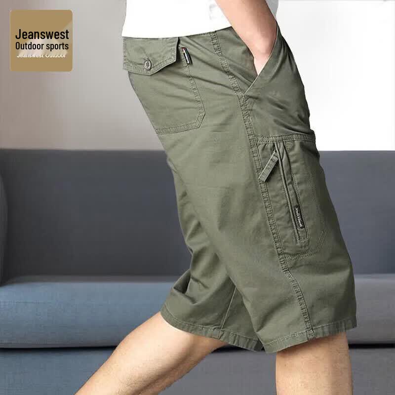 JEANSWEST OUTDOOR Men s Loose Fit Capri Shorts 4XL