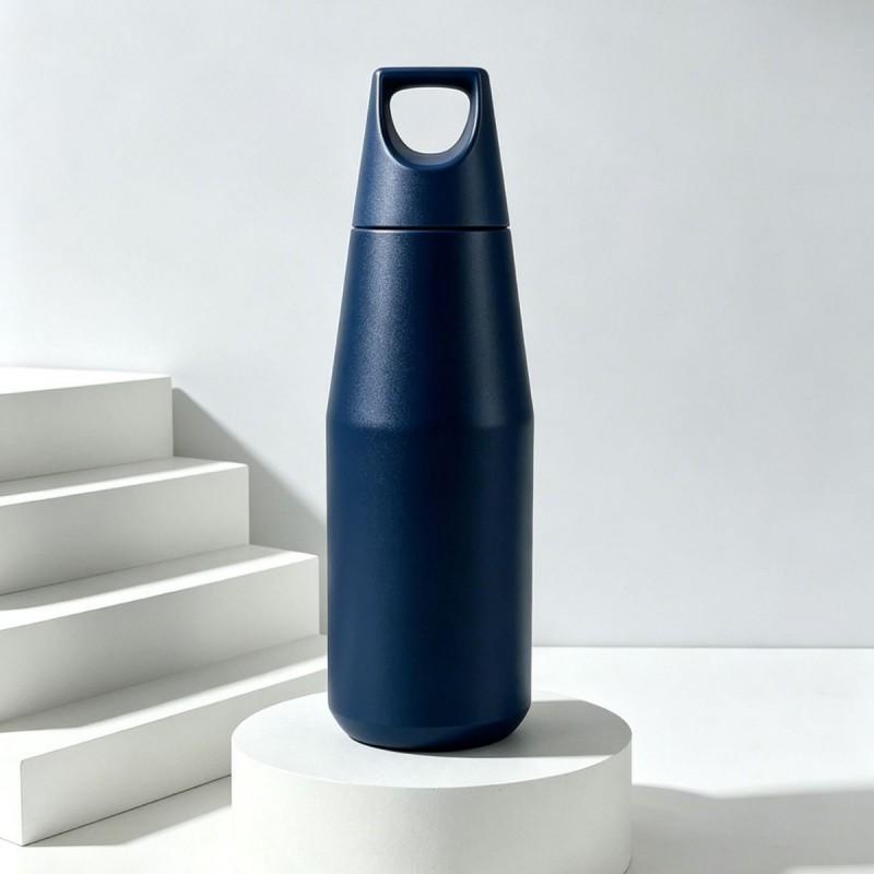 Large Capacity Vacuum Insulated Stainless Steel Travel Mug With Handle Hot Cold Drinks 580ml