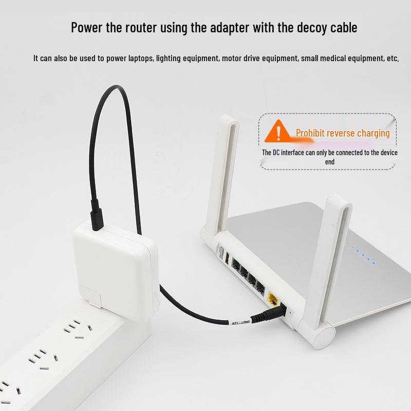 PD Trigger Activation Cable Type-C to DC5521 for 12V Devices