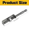 Spring-Loaded Screw Holder Screwdriver Bit with Anti-Drop Clamp, Single-Handed Operation & Ergonomic Locking Mechanism