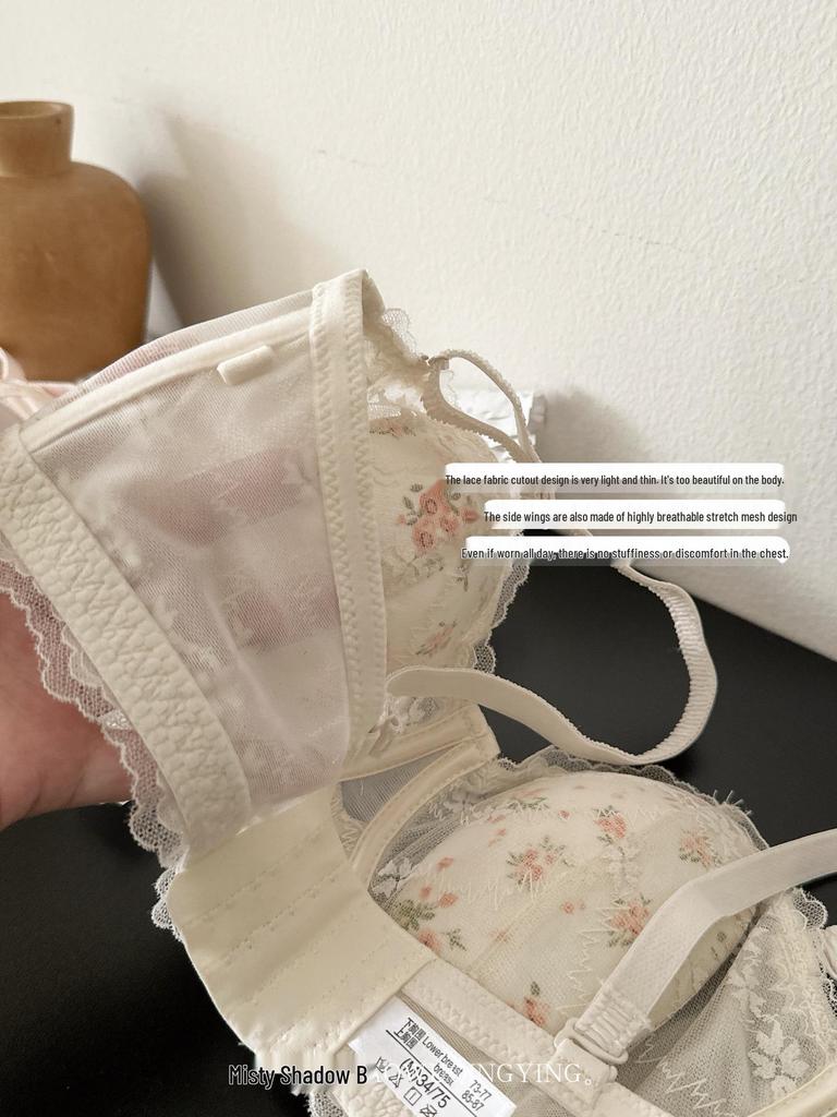 French Lace Ultra-Thin Rabbit Ear Strapless Bra: Sexy, Anti-Sagging Women's Lingerie with Soft Support.