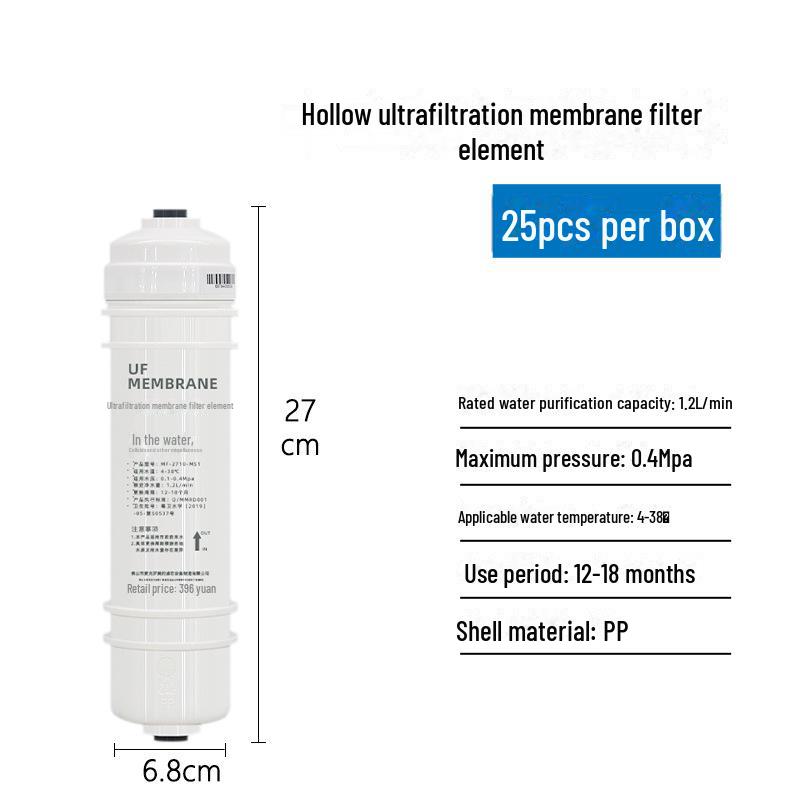 Macro M6 Water Purifier: PP Cotton, Carbon, and RO Membrane Universal Quick-Connect Filter Set
