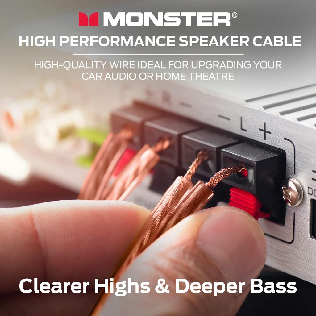 Monster Speaker Cable 12 Gauge 1 Roll 30.48m (100ft) ME-S12-30M []