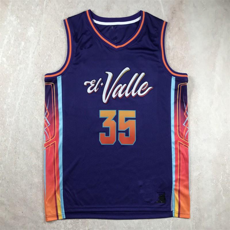 Mens Basketball Jersey Kevin Durant 35 Phoenix Suns Oklahoma City Thunder Golden State Warriors Fan Wear Custom Print
