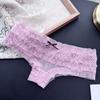 Ladies Spring and Summer Lovely Cake Layer Mesh Low Waist Sexy Panties