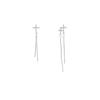 Asymmetrical Star Zircon Tassel Long Earrings: 2025 Elegant High-End Style for Women